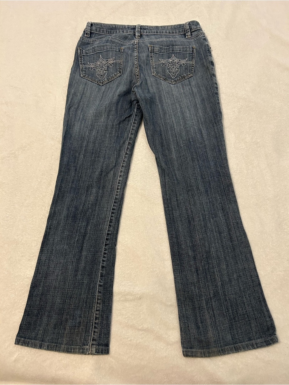 Y2K Alternative - Flare Jeans with Embroidered Back Pockets